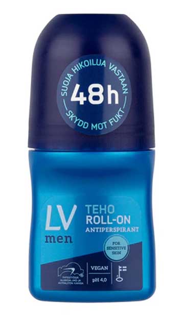 LV Men 60ml Teho roll-on antiperspirantti